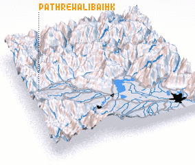 3d view of Pathrewāli Baihk