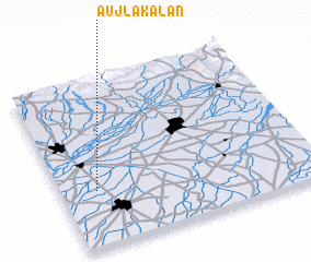 3d view of Aujla Kalān