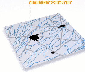 3d view of Chak Number Sixty-five