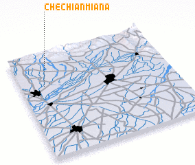 3d view of Chechiān Miāna