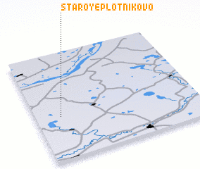 3d view of Staroye Plotnikovo