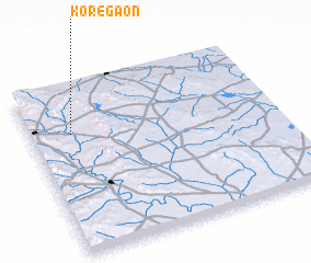 3d view of Koregaon