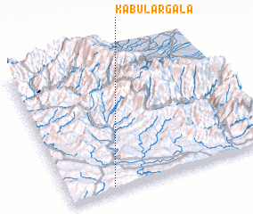 3d view of Kabūlar Gāla