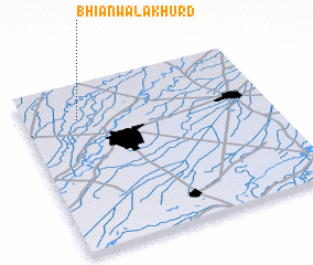 3d view of Bhiānwāla Khurd