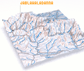 3d view of Jablawāla Danna