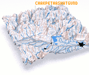 3d view of Chak Petha Shātgund