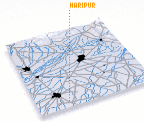 3d view of Harīpur