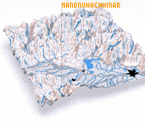 3d view of Māndnu Hachhinār