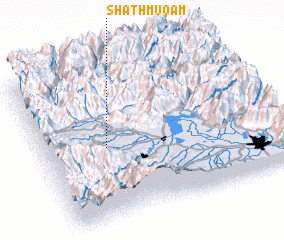 3d view of Shāth Muqām