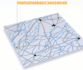 3d view of Khaniāna Ābādi Chaudhriān