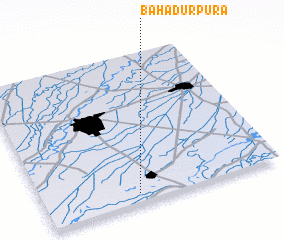 3d view of Bahādurpura