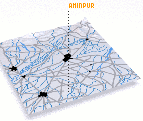 3d view of Amīnpur