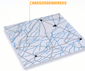 3d view of Chak Dona Rahīmeke