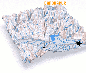 3d view of Bāndhapur