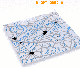 3d view of Bharthānwāla