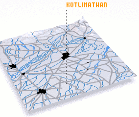 3d view of Kotli Matwān