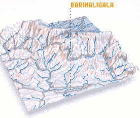 3d view of Barihāligala