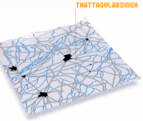 3d view of Thatta Gulāb Singh