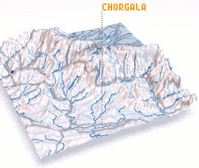 3d view of Chor Gāla