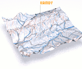 3d view of Kaindy