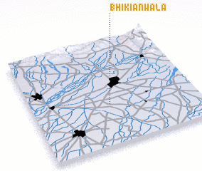 3d view of Bhikiānwāla