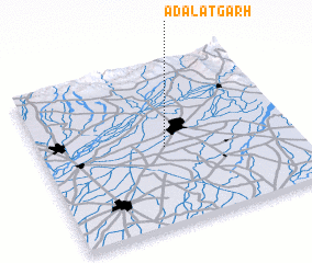 3d view of Adālatgarh