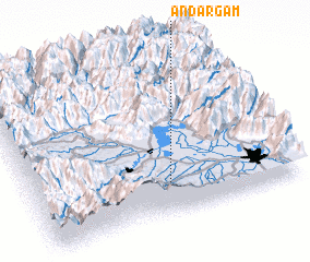 3d view of Andargām