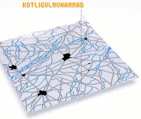 3d view of Kotli Gul Muhammad