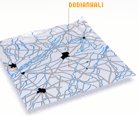 3d view of Dodiānwāli