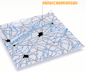 3d view of Mandi Chamrangān