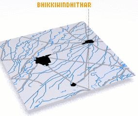 3d view of Bhikkīwind Hithār