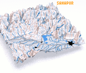 3d view of Sahapur