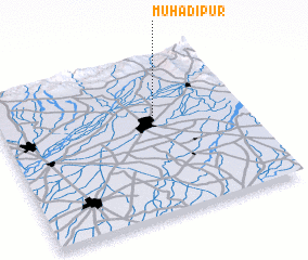 3d view of Muhadipur