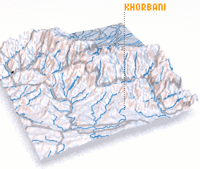 3d view of Khorbāni