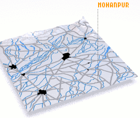 3d view of Mohānpur