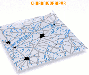 3d view of Chhanni Gopāipur