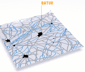 3d view of Batur
