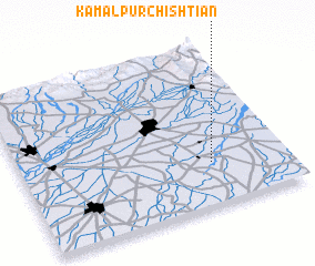 3d view of Kamālpur Chishtiān