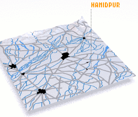 3d view of Hamīdpur