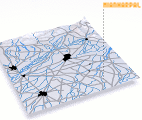 3d view of Miān Harpāl