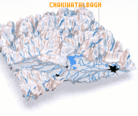 3d view of Chak-i-Wātalbāgh