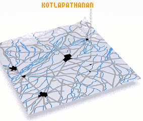 3d view of Kotla Pathānān