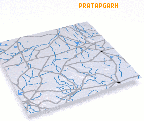 3d view of Pratāpgarh