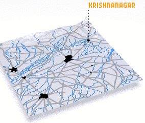 3d view of Krishnanagar