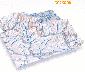 3d view of Sersandū