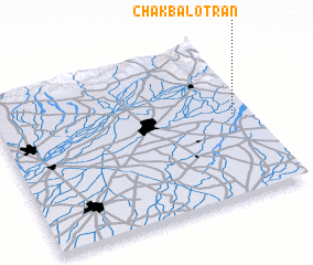 3d view of Chak Balotrān