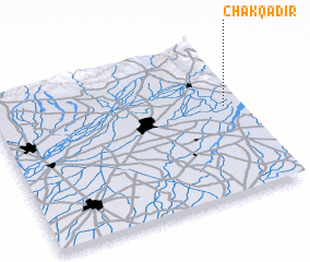 3d view of Chak Qādir