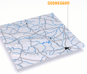 3d view of Godhegaon