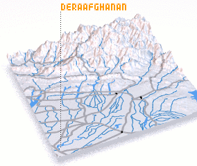 3d view of Dera Afghānān