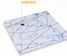 3d view of Kumdykolʼ